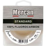 Mercan % 100 Fluorocarbon Standart 75 M Makara Misina - 0,16 mm - 75 m - Beyaz