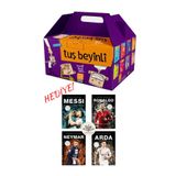 Mercan Çocuk Yayınları Tuş Beyinli Serisi Ciltli 8 Kitap Kutulu Set-Messi, Ronaldo, Neymar, Arda 4 Futbolcu Kitabı HEDİYE!
