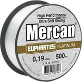 Mercan Euprates Platinum Beyaz 500M Makara Misina - 0,19 mm - 500 m