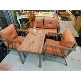 Mercan Mobilya Balkon Mobilyası Çay Seti Balkon Takımı Küçük Mini Takım 2+1+1+ Masa Bahçe Takımı