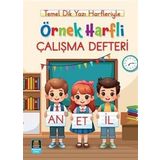 Mercan Okul Örnek Harfli Çalışma Defteri Temel Dik Yazı Harfleriyle (A4 Ebat)
