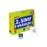 Mercan Okul Yayınları 2. Sınıf Hikayeler Okuma Seti, Renkli Resimli 10 Kitap, Soru Kitapçığı İlaveli