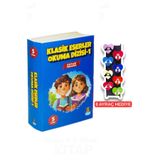 Mercan Okul Yayınları 5-6-7-8.SınıflarİçinKlasikEserler 1 Okuma Dizisi 5 Kitap Set(8'li Özel Tasarım Kalp Ayraç Hediyeli)