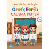 Mercan Okul Yayınları Örnek Harfli Çalışma Defteri Temel Dik Yazı Harfleriyle