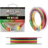 Mercan Pe Örgü Platinum 8X İp 0.23 mm - 300 mt Multicolor Misina