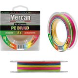 Mercan Pe Örgü Platinum 8X İp 0.35 mm - 300 mt Multicolor Misina