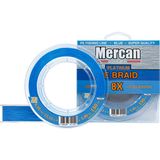Mercan Pe Örgü Platinum X8 İp 150 m - 0.10 mm Mavi Misina