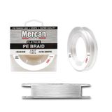 Mercan Pe Örgü Platinum X8 İp 150 m Beyaz Makara Misina