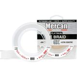 Mercan PE Örgü Platinum X9 İp 300 m Beyaz 0.11 mm Makara Misina