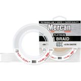Mercan PE Örgü Platinum X9 İp 300 m Beyaz 0.23 mm Makara Misina