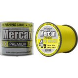 Mercan Pe Örgü Premium 4x Ip 500 M Fosforlu Sarı Misina - 0,18 mm - 500 m