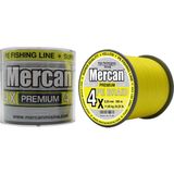 Mercan Pe Örgü Premium 4x Ip 500 M Fosforlu Sarı Misina - 0,20 mm - 500 m