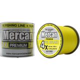 Mercan Pe Örgü Premium 4x Ip 500 M Fosforlu Sarı Misina - 0,30 mm - 500 m