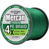 Mercan Pe Örgü Premium 4x Ip 500 M Yeşil Misina - 0,12 mm - 500 m