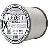 Mercan Pe Örgü Premium X4 Ip 500M Misina - 0,10 mm - 500 m - Beyaz