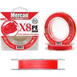 Mercan Pe Örgü Ultra X8 Kırmızı Ip 150M Makara Misina - 0,20 mm - 150 m