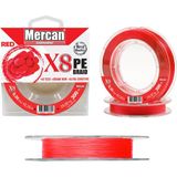 Mercan Pe Örgü Ultra X8 Kırmızı Ip 150M Makara Misina - 0,30 mm - 150 m