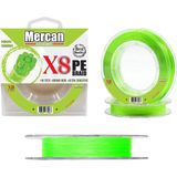 Mercan Pe Örgü Ultra X8 Neon Yeşil Ip 150M Makara Misina - 0,24 mm - 150 m