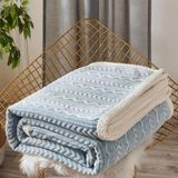 Mercan Polar Atma Battaniyesi(Blue 2,200 * 230cm) | Çok Renkli, Çeşitli Ebatlarda, Çekyatlı Kamp Seyahati