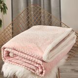 Mercan Polar Atma Battaniyesi(Pink 1,200 * 230cm) | Çok Renkli, Çeşitli Ebatlarda, Çekyatlı Kamp Seyahati
