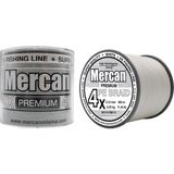 Mercan Premium Pe 4x Örgü 500 M Beyaz Ip Misina - 0,12 mm - 500 m