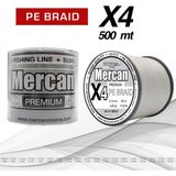Mercan Premium Pe 4x Örgü 500 M Beyaz Ip Misina - 0,18 mm - 500 m