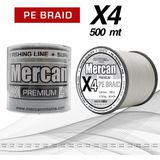 Mercan Premium Pe 4x Örgü 500 M Beyaz Ip Misina - 0,30 mm - 500 m