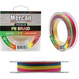 Mercan Premium Pe 4x Örgü Ip 150 M Multi Colour Makara Misina - Multicolor - 0,10 mm - 150 m