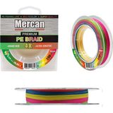 Mercan Premium Pe 4x Örgü Ip 150 M Multi Colour Makara Misina - Multicolor - 0,24 mm - 150 m