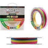 Mercan Premium Pe 4x Örgü Ip 150 M Multi Colour Makara Misina - Multicolor - 0,28 mm - 150 m