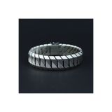 Mercan Silver 925 Ayar Gümüş 15MM Kalın Erkek Gurmet Bileklik