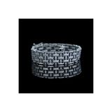 Mercan Silver 925 Ayar Gümüş Kalın Erkek Bileklik