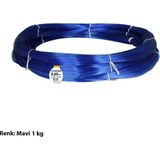 Mercan Standart 0.50 mm 1 kg Mavi Çile Misina
