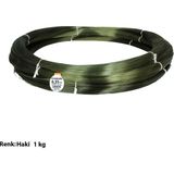 Mercan Standart 1Kg Haki Yeşil Çile Misina - 0,35 mm - 1 kg