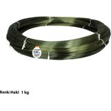 Mercan Standart 1Kg Haki Yeşil Çile Misina - 0,80 mm - 1 kg