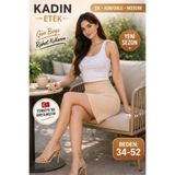 Mercan TEN RENGİ JÜPON MİNİ ETEK - ESTETİK ve ZARİF GÖRÜNÜM