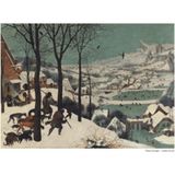 Mercan Terlik Çanta Pieter Bruegel - Karda Avcılar - Poster - 1 Adet