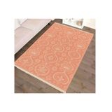 Mercan Zarafeti Vintage Dokuma Taban Halı, 398 Yng, 120X180 Cm