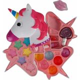 Mercansa 2602 Unicorn Şekilli 3 Katlı Makyaj Güzellik Seti