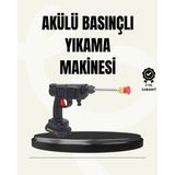 Mercansa 48V Şarjlı Basınçlı Yıkama Makinesi Kablosuz Su Tabancası