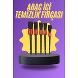 Mercansa 5 Parça Araç Içi Temizlik Fırçası Araç Içi-Dışı Temizleme Fırça Seti
