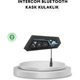 Mercansa BT22 Kask Bluetooth Kulaklık 5.0 Gürültü Engelleyici ve Eller Serbest Kullanım