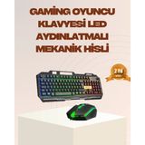 Mercansa Mekanik LED Gaming Klavye Mouse Seti – Yüksek Tepki ve Ergonomi