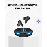 Mercansa Oyuncu Bluetooth Kulaklık Tam Kablosuz Stereo LED Işıklı