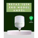 Mercansa Şarjlı LED Torch Ampul 30 Watt Beyaz Işık Enerji Tasarruflu