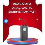 Mercansa USB Şarjlı Kompakt Elektrikli Hava Kompresörü 3000 Mah