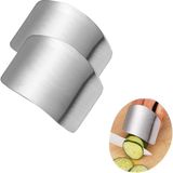Mercansa Yumurcak Shop® 2li Metal Parmak Koruyucu Hızlı ve Güvenli Kesme Paslanmaz Çelik Koruyucu Aparat