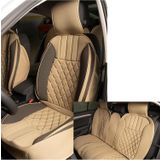 Mercedes A Serisi Lüx Oto Koltuk Minderi Ön Arka 5'li Set ELEGANCE Serisi BEJ - KOYU BEJ