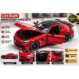 Mercedes-AMG GTR 1/24 Ölçek Die-Cast Metal Model Araba Açılır Kapı & Kaput Detaylı Koleksiyonluk