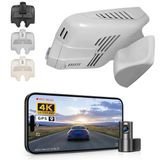 Mercedes-Benz Glc Gen1 X253/C253 2016-2020 (Model B Gri), Glc300 Vb. İçin Ön 4K Ve Arka 1080P Araç Kamerası, Oem Görünüm, Wifi Ve App, Döngü Kayıt, G-Sensor, Kurulumu Kolay, 128Gb Kart